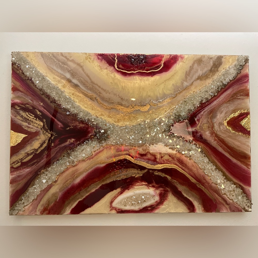 Resin geode art - Picture 2 of 2